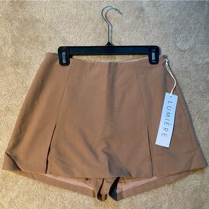 Stylish Brown Skort by Lumière